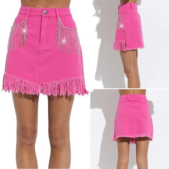 NWT Sparkling Bling Swarovski Rhinestone Barbie Halloween Costume Pink S… main image 11